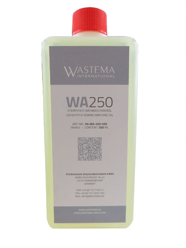 WASTEMA WA 250 Steppstich - Nähmaschinenöl (500 ml)